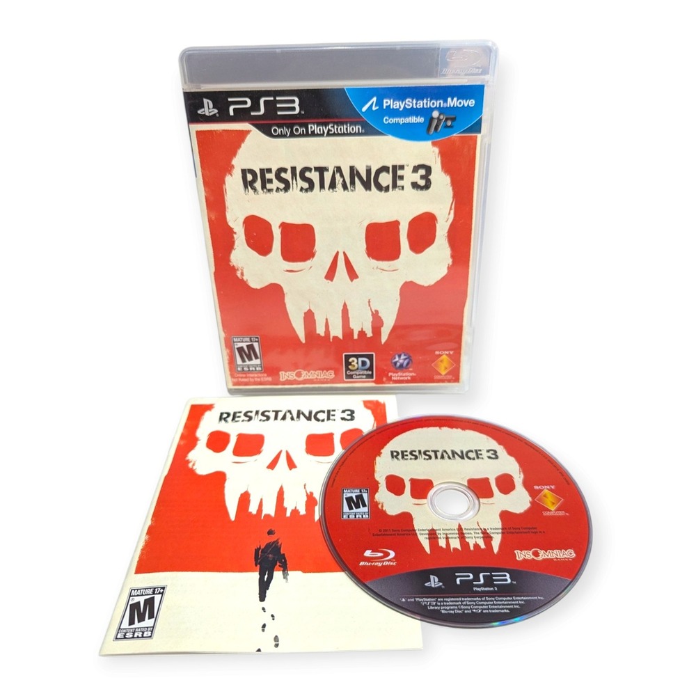 Sony Resistance 3 PlayStation 3 PS3 Game Complete with Manual CIB Insomniac